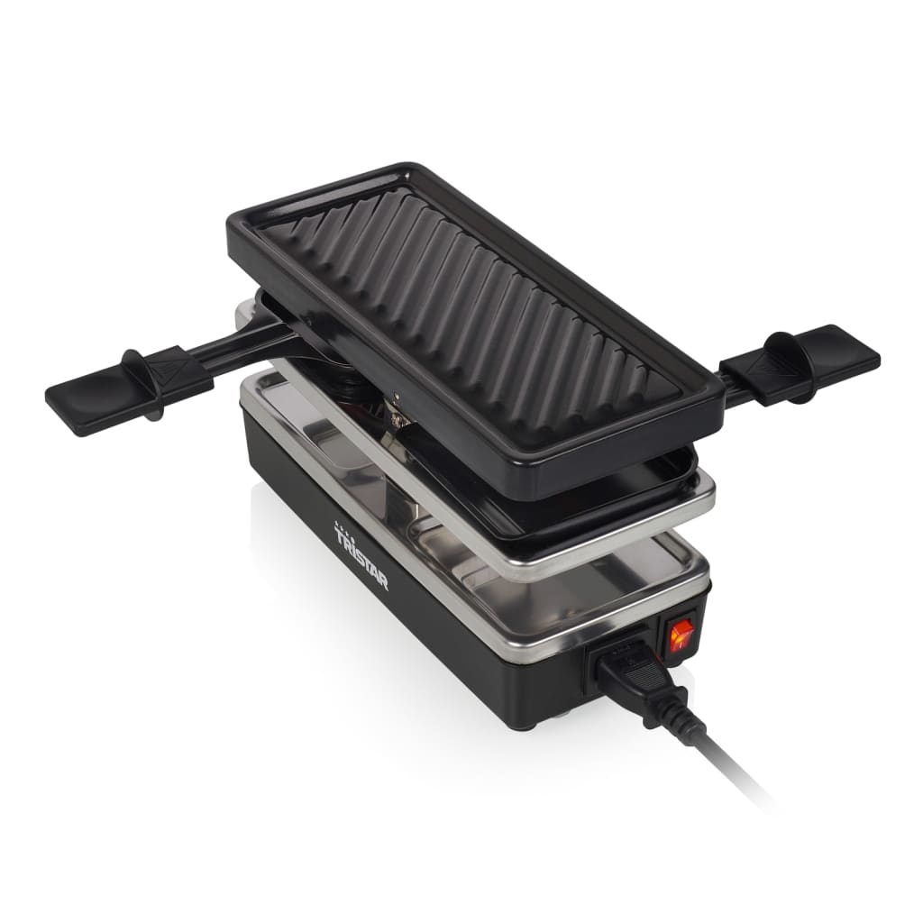 Tristar Raclettegrill med 2 pannor RA-2741 400 W 23,8x10,4 cm svart