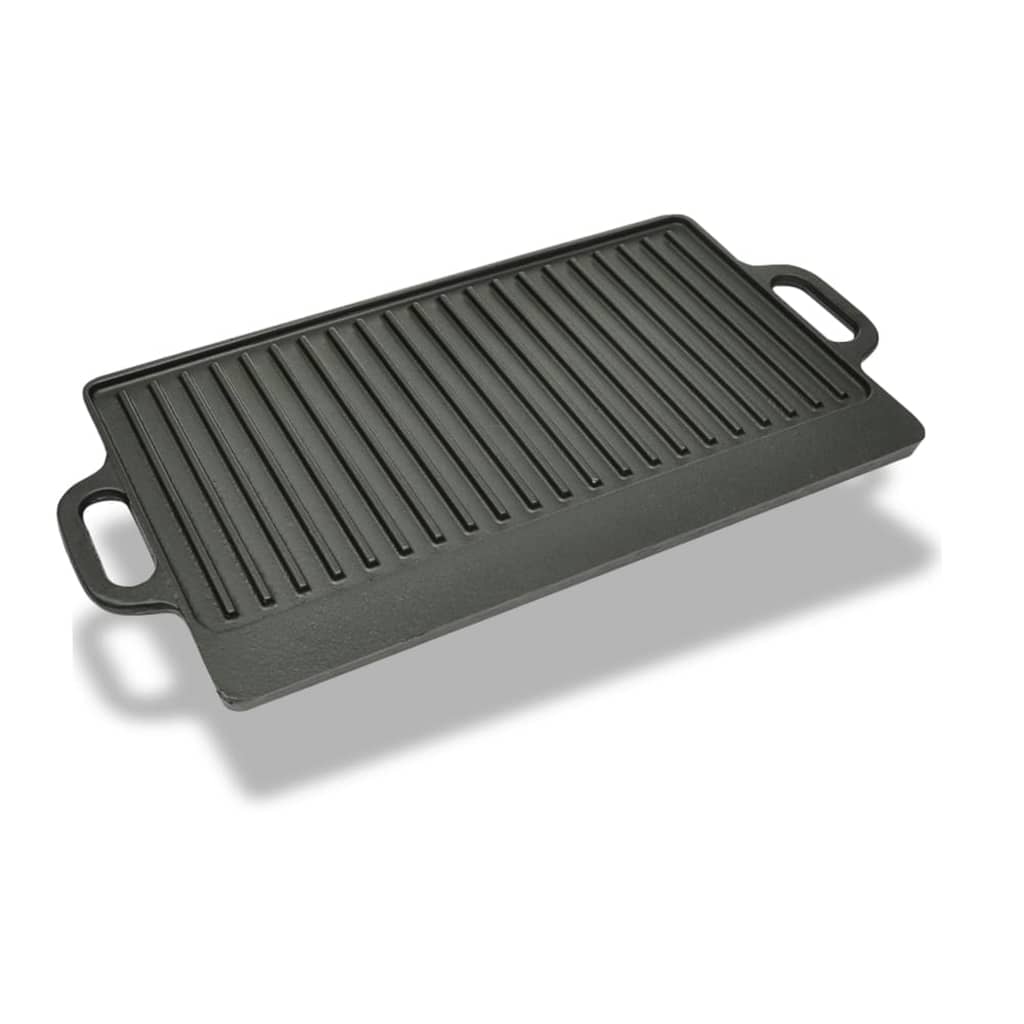 Grillplatta gjutjärn 50x23 cm vändbar