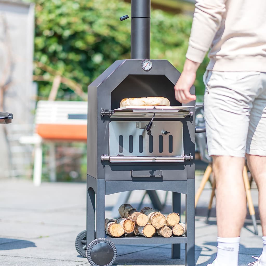 RedFire Pizzaugn för utomhusbruk Lorenzo svart LOR17