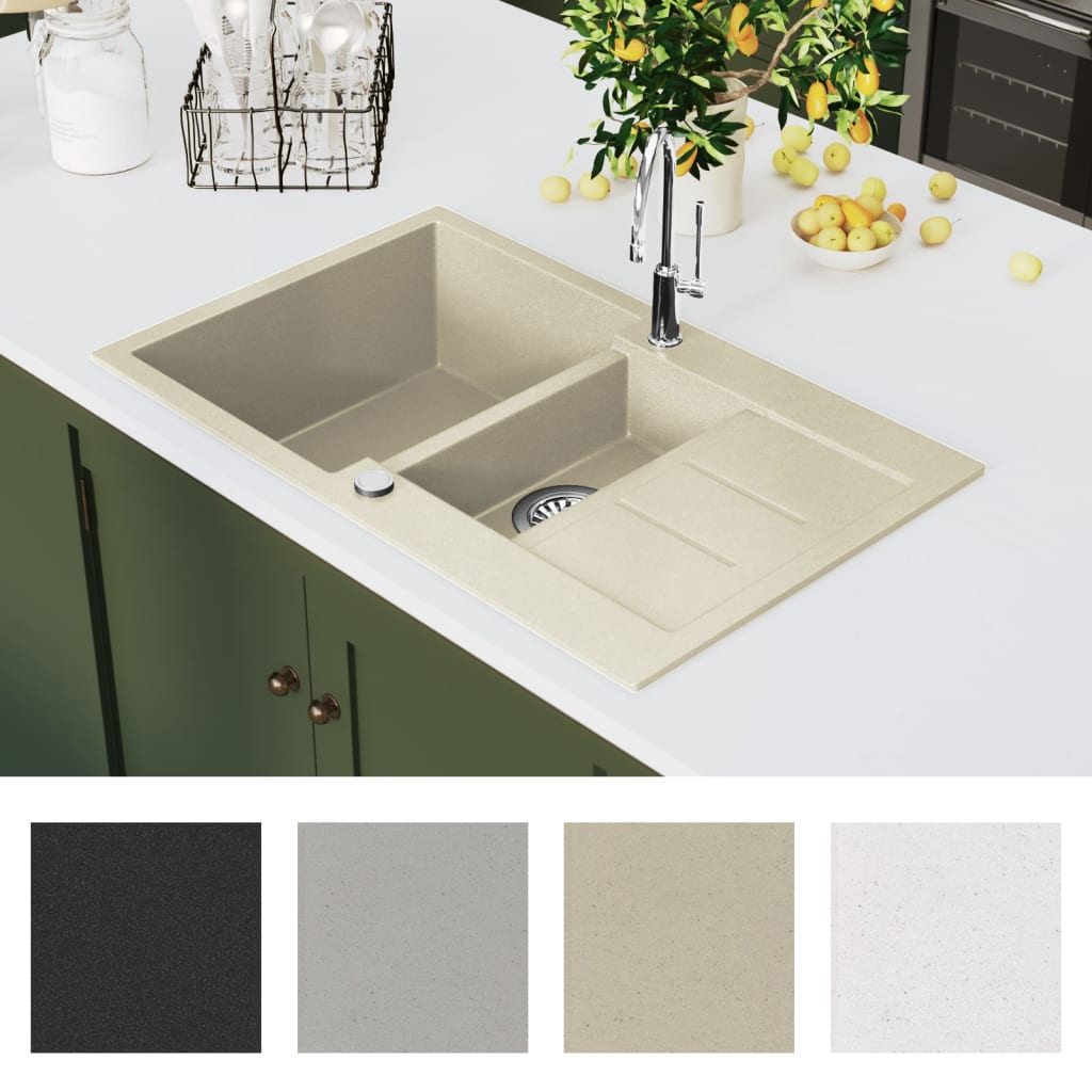 Diskho granit dubbel beige