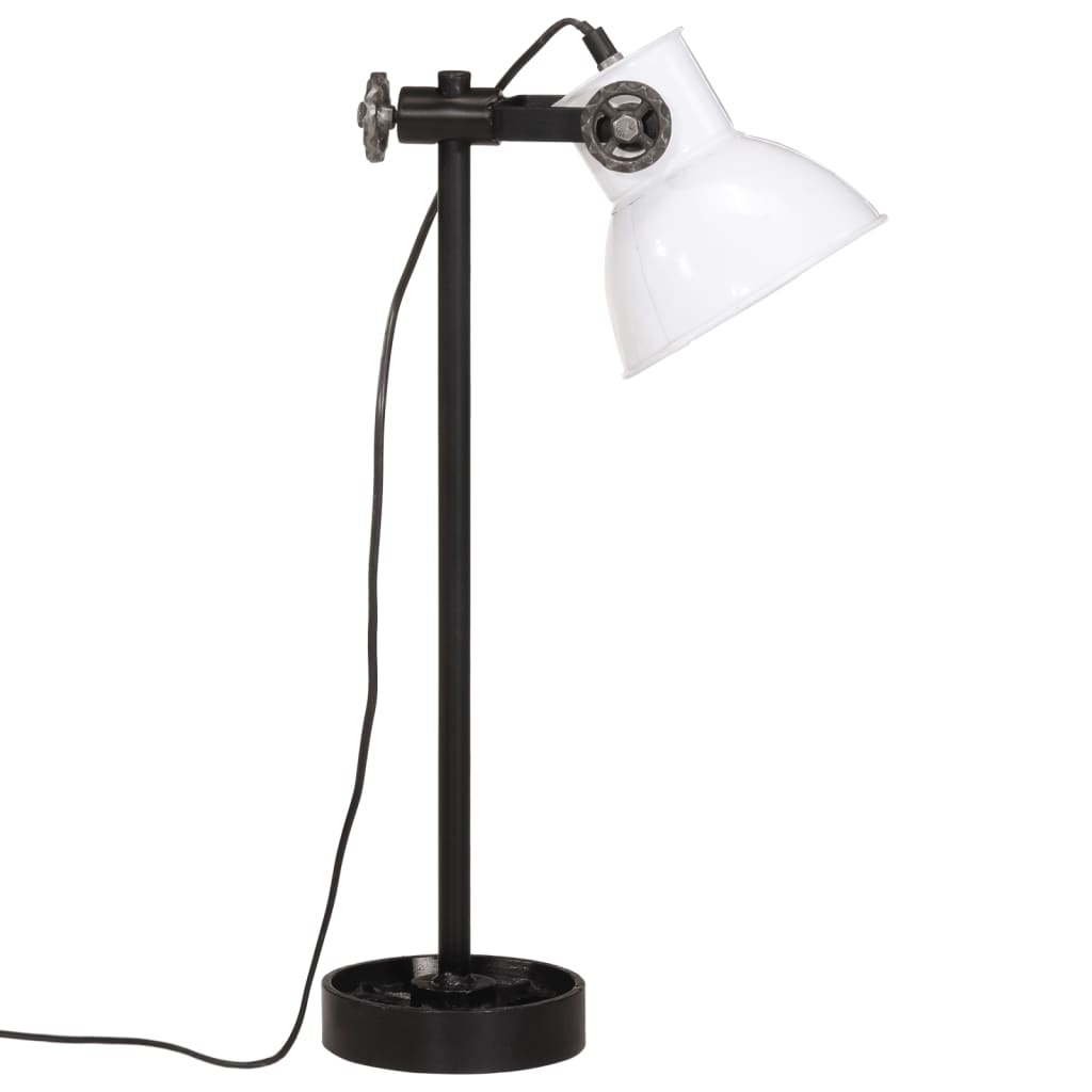 Skrivbordslampa 25 W vit 15x15x55 cm E27