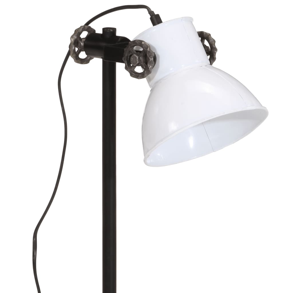 Skrivbordslampa 25 W vit 15x15x55 cm E27