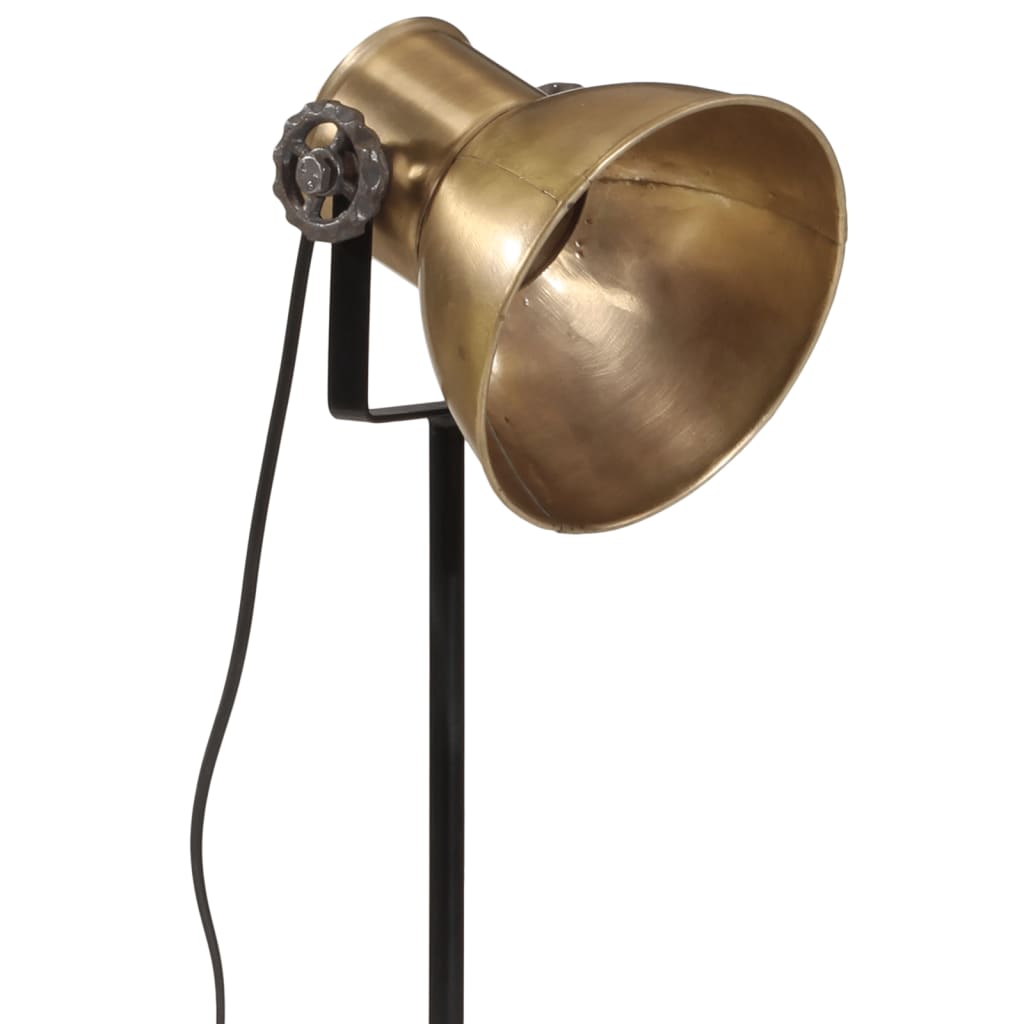 Golvlampa 25 W antik mässing 35x35x65/95 cm E27