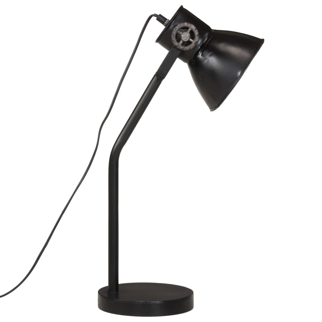 Skrivbordslampa 25 W svart 17x17x60 cm E27