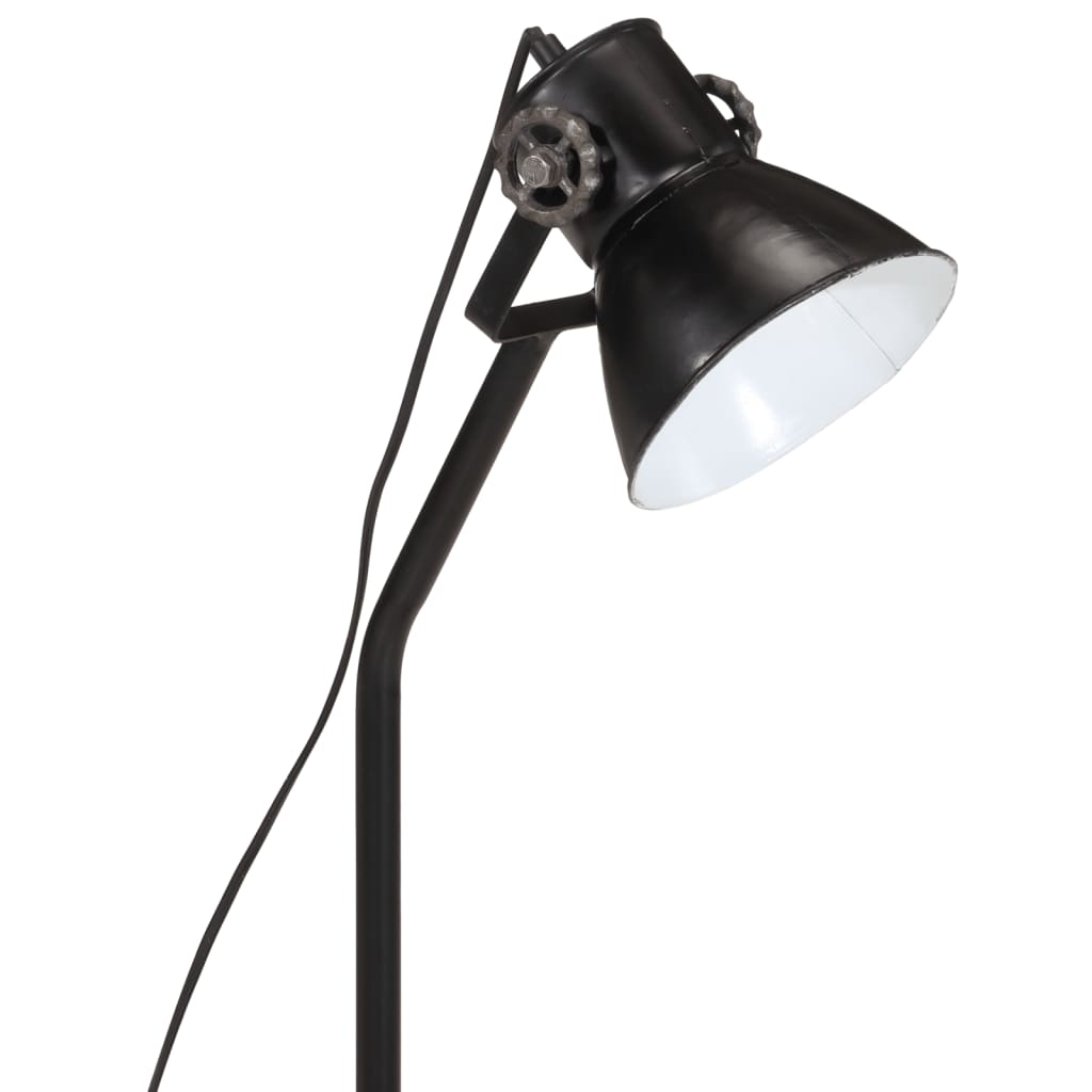 Skrivbordslampa 25 W svart 17x17x60 cm E27