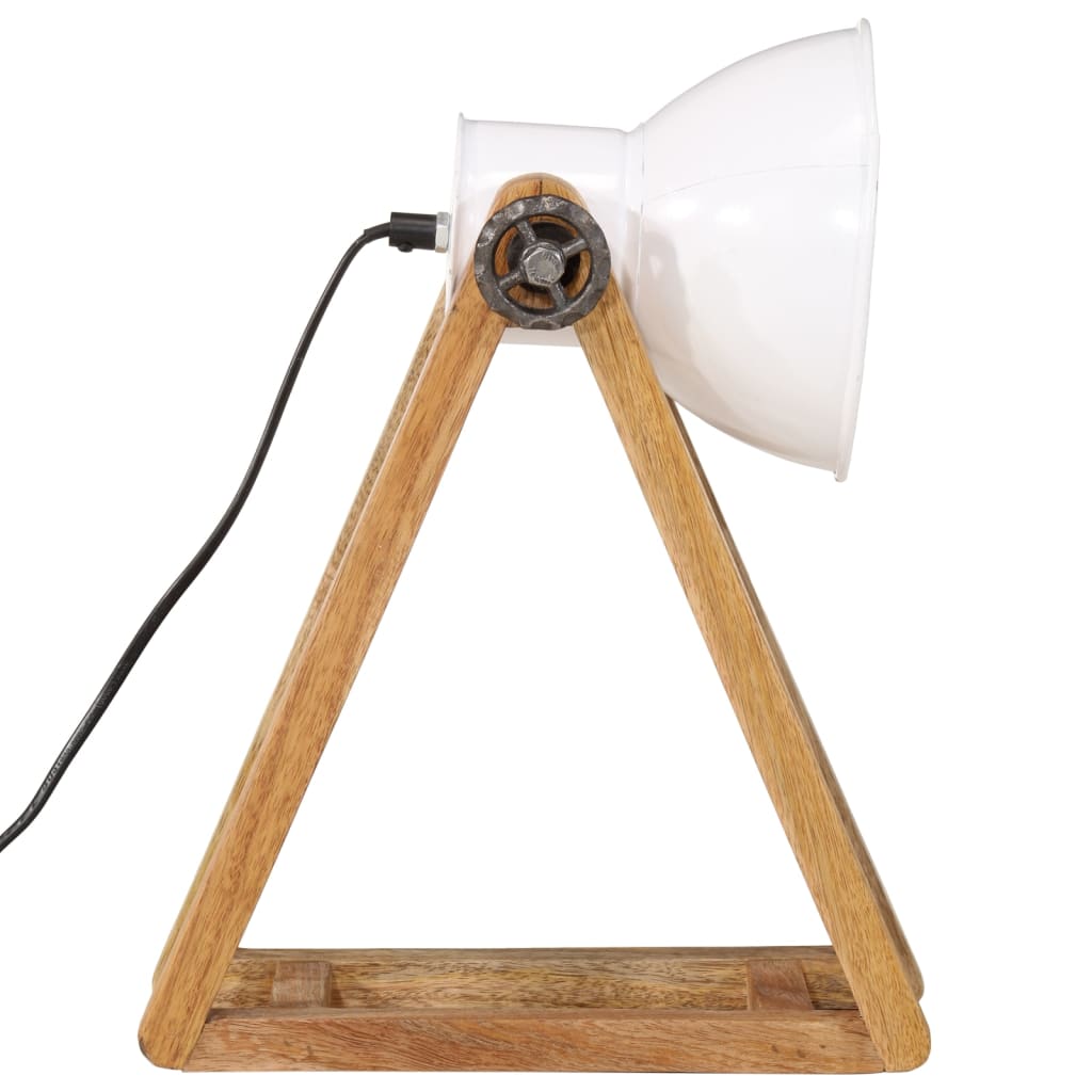 Skrivbordslampa 25 W vit 30x17x40 cm E27