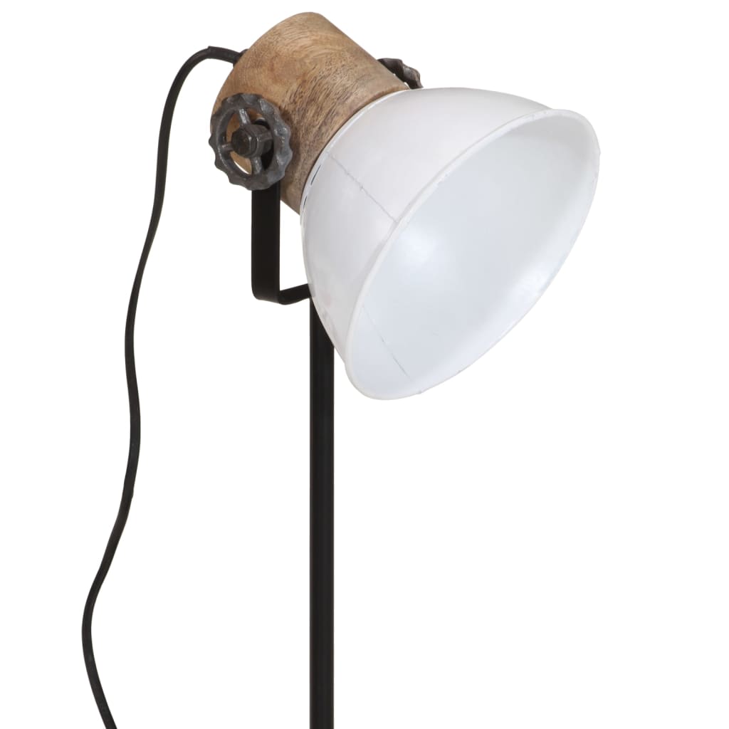 Skrivbordslampa 25 W vit 17x17x50 cm E27