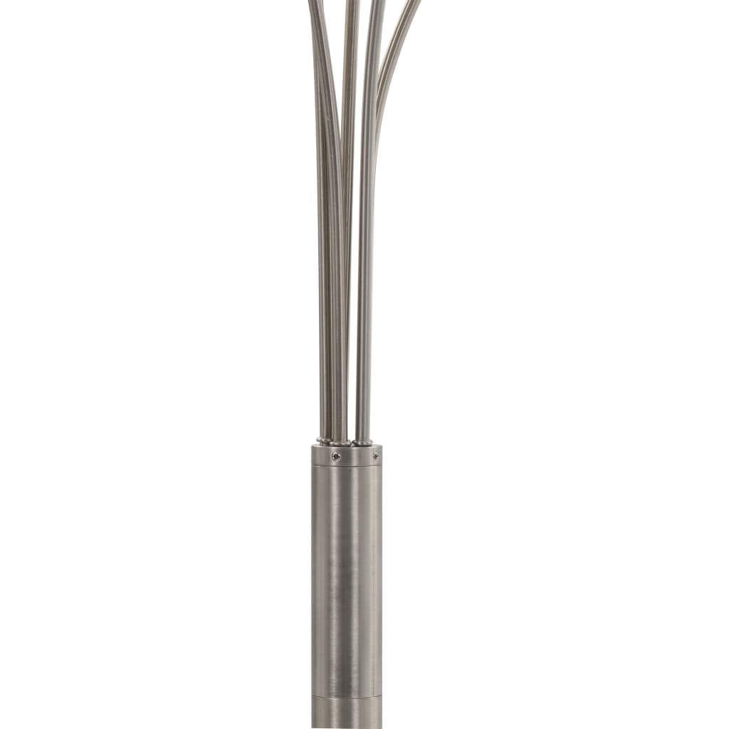 Golvlampa 200 cm 5 x E14 silver