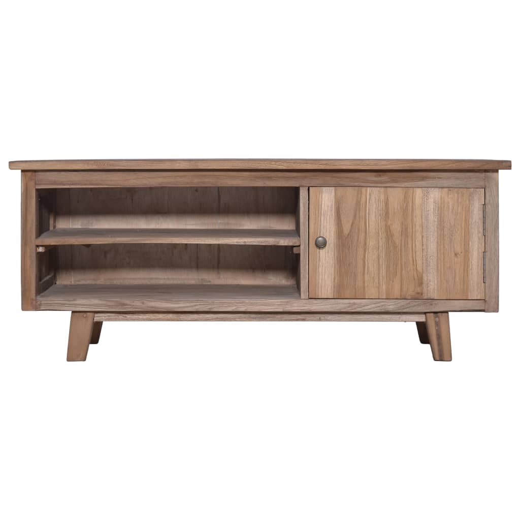 TV-bänk 100x30x40 cm massiv teak