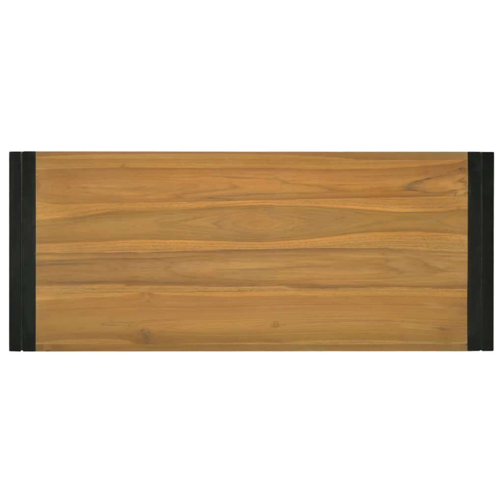 Badrumsskåp 120x45x35 cm massiv teak